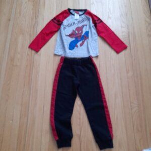 Spider-Man Kids Pajama Set - Red and Black